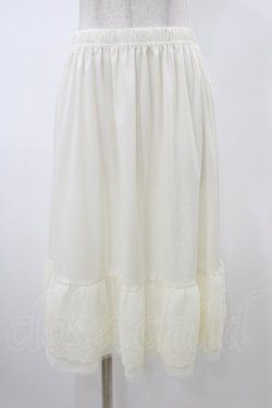 画像1: axes femme / 選べる着丈レースペチスカート M 生成り H-26-02-13-1041-AX-SK-NS-ZH