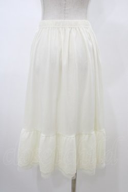 画像2: axes femme / 選べる着丈レースペチスカート M 生成り H-26-02-13-1041-AX-SK-NS-ZH