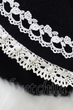 画像3: Angelic Pretty / ファー衿とりはずしケープ Free ブラック H-26-02-13-1044-AP-JA-NS-ZH