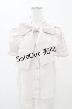 画像1: Ank Rouge / ハートボタンブラウス M ピンク H-26-02-13-1049-CA-BL-NS-ZH