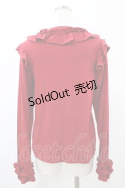 画像2: axes femme kawaii / フリルリボンカットプル M レッド H-26-02-13-1053-AX-TO-NS-ZH