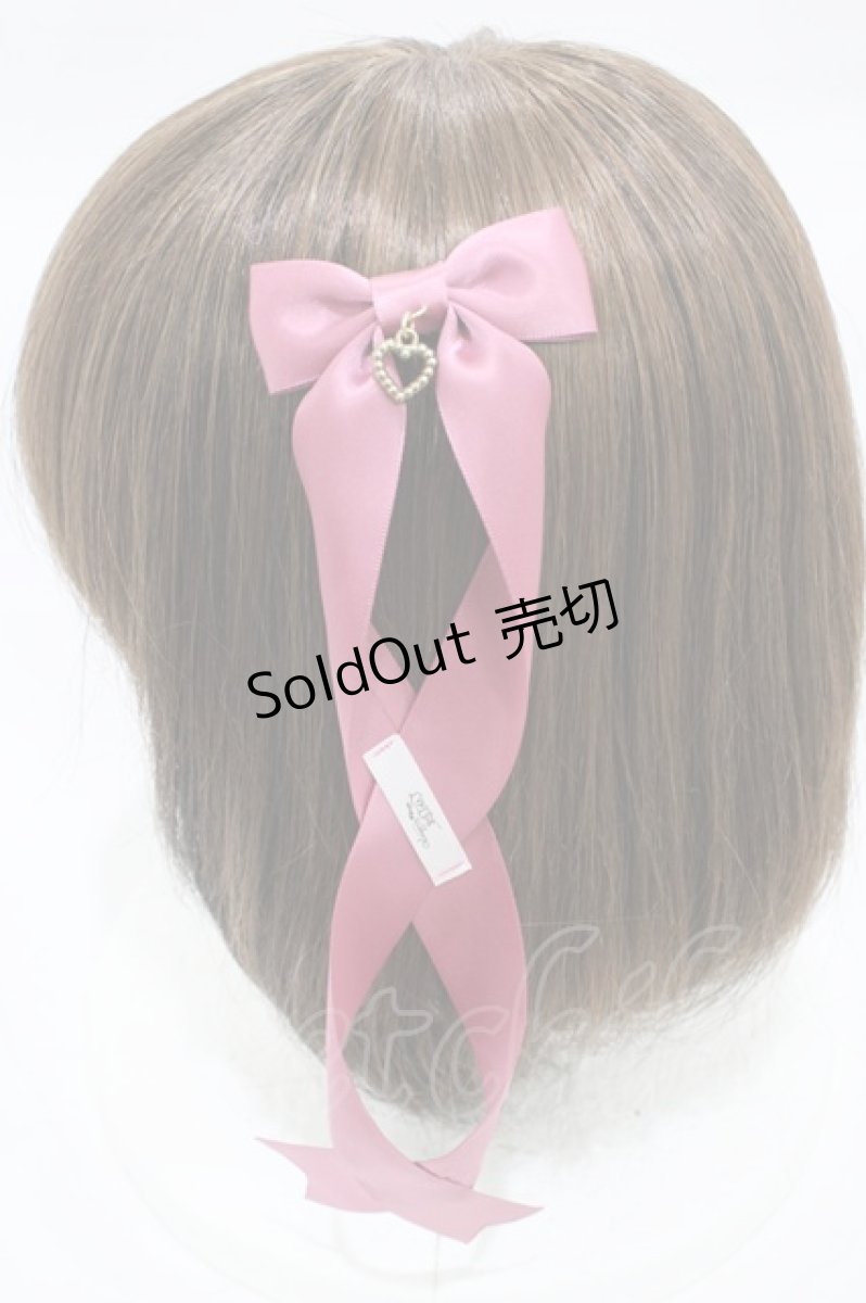 画像3: LOTUS ribbon / ツインテールリボンバレッタ  ピンク H-26-02-13-1006-EL-ZA-NS-ZH (3)