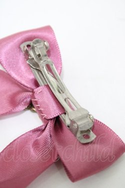 画像4: LOTUS ribbon / ツインテールリボンバレッタ  ピンク H-26-02-13-1006-EL-ZA-NS-ZH