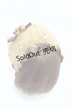 画像2: metamorphose / ファーリボンヘッドドレス  ブラウン H-26-02-13-1008-ME-AC-NS-ZH