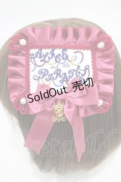 画像2: ALICE and the PIRATES / アリスのロゼッタリボンバレッタ  ピンク H-26-02-13-1009-PA-AC-NS-ZH