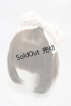 画像1: metamorphose / CL The March of Duckリボンカチューシャ  オフ H-26-02-13-1011-ME-AC-NS-ZH