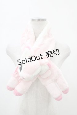 画像1: Angelic Pretty / 小鹿のミルキーちゃんマフラー  ピンク H-26-02-13-1013-AP-ZA-NS-ZH