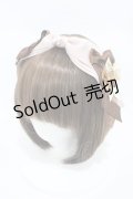 LOTUS ribbon / リボンクリップヘッドドレス  ベージュ H-26-02-13-1002-EL-AC-NS-ZH