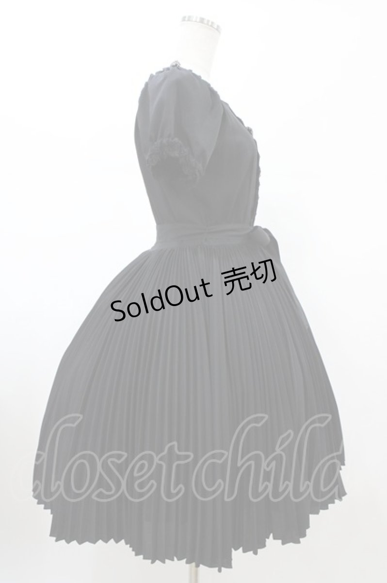 画像3: metamorphose / プリーツワンピース Free ブラック H-26-02-13-1015-ME-OP-NS-ZH (3)