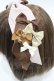 画像3: LOTUS ribbon / リボンクリップヘッドドレス  ベージュ H-26-02-13-1002-EL-AC-NS-ZH (3)