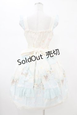 画像2: metamorphose / スワンレイクリボンチュールジャンパースカート Free オフ H-26-02-13-1018-ME-OP-NS-ZH