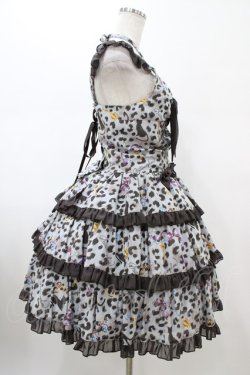 画像3: metamorphose / ジュエルレオパードローウエストジャンパスカート Free  H-26-02-13-1019-ME-OP-NS-ZH