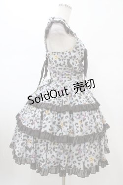 画像3: metamorphose / ジュエルレオパードローウエストジャンパスカート Free  H-26-02-13-1019-ME-OP-NS-ZH