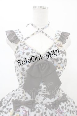 画像4: metamorphose / ジュエルレオパードローウエストジャンパスカート Free  H-26-02-13-1019-ME-OP-NS-ZH