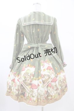 画像2: metamorphose / 森の小さな住人ワンピース Free カーキ H-26-02-13-1020-ME-OP-NS-ZH