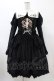 画像1: Lingxi（海外ロリータブランド） / ベロアワンピース XL ブラック H-26-02-13-1021-0-OP-NS-ZH (1)
