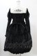 画像2: Lingxi（海外ロリータブランド） / ベロアワンピース XL ブラック H-26-02-13-1021-0-OP-NS-ZH (2)