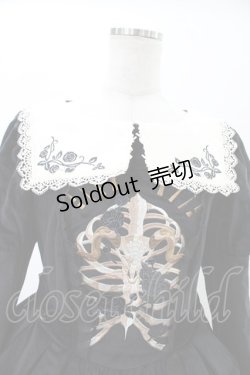 画像3: Lingxi（海外ロリータブランド） / ベロアワンピース XL ブラック H-26-02-13-1021-0-OP-NS-ZH