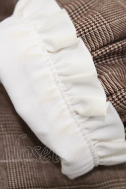 画像4: Ank Rouge / エプロンチェックワンピース M ブラウン H-26-02-13-1026-CA-OP-NS-ZH