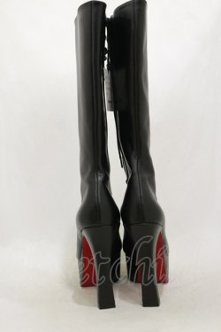 画像3: Na+H / ブーツ M ブラック H-26-02-13-001-PU-SH-KB-ZH