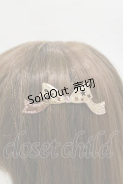 画像1: MILK / リボンバレッタ  ピンクゴールド　 H-26-02-13-017-ML-AC-KB-ZH