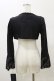 画像2: Moi-meme-Moitie / 十字架ボタンボレロ 2 ブラック×アイボリー H-26-02-13-022-MO-TO-KB-ZH (2)