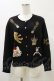 画像1: Jane Marple / The toy boxプレシャスカーディガン  ブラック H-26-02-13-024-JM-TO-KB-ZH (1)