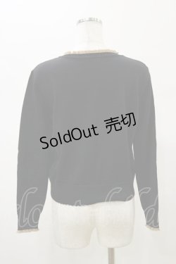 画像2: Jane Marple / Eternal Framesエンブロイダリーカーディガン  ブラック H-26-02-13-025-JM-TO-KB-ZH