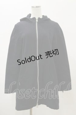 画像1: PEACE NOW / 猫耳フード付きZIPジャケット M 黒 H-26-02-13-026-PU-JA-AK-ZH