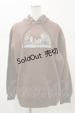 画像1: NieR Clothing / プリントプルパーカー F 茶 H-26-02-13-029-PU-TO-AK-ZH