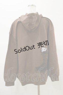 画像2: NieR Clothing / プリントプルパーカー F 茶 H-26-02-13-029-PU-TO-AK-ZH