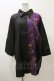 画像1: NieR Clothing / プリント切替シャツ  黒 H-26-02-13-031-PU-BL-AK-ZH (1)
