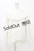 merry jenny / frill frill knit tops  アイボリー H-26-02-13-036-LO-TO-KB-ZH