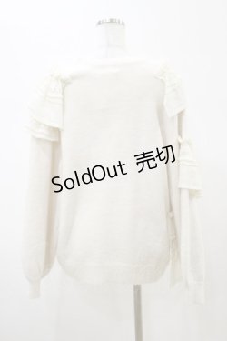 画像2: merry jenny / frill frill knit tops  アイボリー H-26-02-13-036-LO-TO-KB-ZH