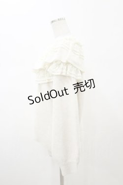 画像4: merry jenny / frill frill knit tops  アイボリー H-26-02-13-036-LO-TO-KB-ZH