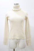 merry jenny / frillリブタートルニットtops  アイボリー H-26-02-13-037-LO-TO-KB-ZH