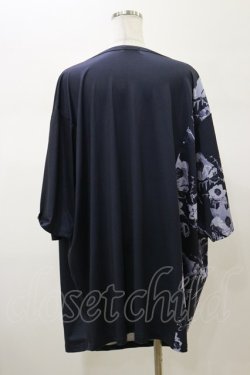 画像2: NieR Clothing / プリント半袖CUTSEW F 黒 H-26-02-13-039-PU-TO-AK-ZH
