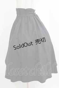 画像2: Innocent World / ハイウエストスカート Free ブラック H-26-02-14-003-IW-SK-NS-ZH