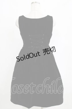 画像3: EATME / ベルベットジャンパースカート M ブラック H-26-02-14-025-LO-OP-NS-ZH