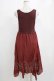 画像3: axes femme / ノースリーブワンピース M ワイン H-26-02-14-029-AX-BL-NS-ZH (3)