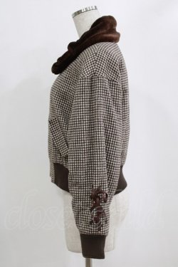 画像2: Fi.n.t / ファー襟ブルゾン Free BROWN H-26-02-14-030-CA-JA-NS-ZH