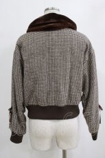 画像3: Fi.n.t / ファー襟ブルゾン Free BROWN H-26-02-14-030-CA-JA-NS-ZTC006 (3)