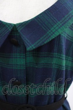 画像4: an another angelus / 衿付チェックストレートジャンパースカート Free GREEN H-26-02-14-033-CA-OP-NS-ZH