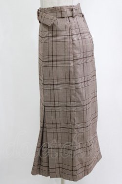画像2: an another angelus / インバーテッドプリーツチェックタイトスカート Free BROWN×BR H-26-02-14-034-CA-SK-NS-ZH