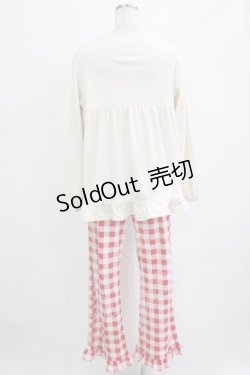 画像3: m petit by misako / サンリオキャラクターズコラボ/ハローキティ/ルームウエア M オフ H-26-02-14-037-LO-OP-NS-ZH