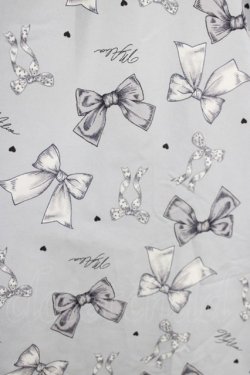 画像4: Lovely Tency / 眞白ありす/リボン柄襟付きワンピース LL ブルー H-26-02-14-004-GO-OP-NS-ZH