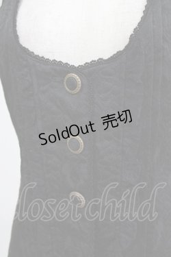 画像4: axes femme / レース使いJQロングベスト M ブラック H-26-02-14-038-AX-TO-NS-ZH