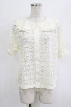 画像1: m petit by misako / TT*AOKレースブラウス S 生成り H-26-02-14-039-LO-BL-NS-ZH