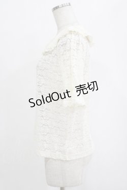 画像2: m petit by misako / TT*AOKレースブラウス S 生成り H-26-02-14-039-LO-BL-NS-ZH