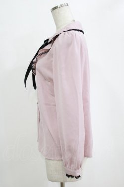 画像2: Secret Honey / ラッフルフリルリボンブラウス Free ピンク H-26-02-14-041-CA-BL-NS-ZH